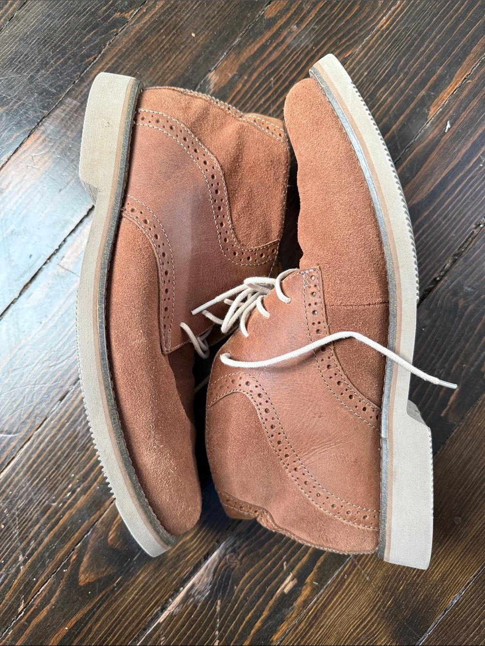 G.H. Bass & Co. Men's Suede Chukka Boots in Chestnut Brown